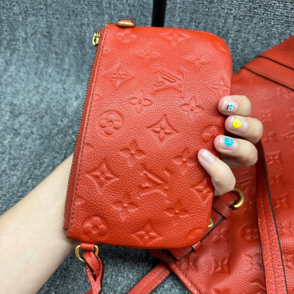 Louis Vuitton Citadine W/P Red Monogram Leather Shoulder Bag 799-082025 - Picture 10 of 16